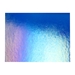 Caribbean Blue Transparent, Thin-rolled, Iridescent, rainbow, 2 mm, Fusible, 17 x 20 in., Half Sheet - 001164-0051-F-HALF