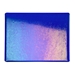 Deep Royal Blue Transparent, Thin-rolled, Iridescent, rainbow, 2 mm, Fusible, 17 x 20 in., Half Sheet - 001114-0051-F-HALF