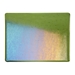 Olive Green Transparent, Thin-rolled, Iridescent, rainbow, 2 mm, Fusible, 17 x 20 in., Half Sheet - 001141-0051-F-HALF