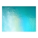 Peacock Blue Transparent, Thin-rolled, Iridescent, rainbow, 2 mm, Fusible, 17 x 20 in., Half Sheet - 001176-0051-F-HALF
