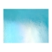 Turquoise Blue Transparent, Thin-rolled, Iridescent, rainbow, 2 mm, Fusible, 17 x 20 in., Half Sheet - 001116-0051-F-HALF